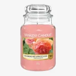 Yankee Candle Classic Large Jar Candles Scented Candle Sun-Drenched Apricot Rose 623 g 623 g