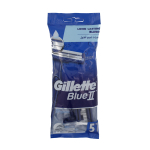 Gillette Blue II Chromium &uuml;hekordsed habemenoad 5 tk M Gillette Blue II Chromium disposable razors 5 pcs M