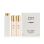 Chanel Coco Mademoiselle EDT t&auml;idetav 20 ml + EDT t&auml;idis 2 x 20 ml W refillable 20 ml + EDT refill 2 x 20 ml W