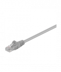 Goobay CAT 5e patch cable, U/UTP RJ45 male (8P8C), RJ45 male (8P8C), 0.25 m, Grey
