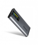 AXAGON EEM2-SD2 USB-C 10Gbps - M.2 NVMe & SATA SSD DISPLAY box