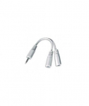 CABLE AUDIO SPLITTER 3.5MM/10CM WHITE CCA-415W GEMBIRD