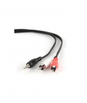 CABLE AUDIO 3.5MM TO 2RCA 2.5M/CCA-458-2.5M GEMBIRD