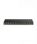 D-Link 16-Port Gigabit Desktop Switch DGS-1016S Unmanaged, Desktop