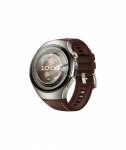 Huawei Watch 5 (46mm), Fluorelastomer Brown classic strap, Metal body, Rates-L29L