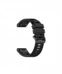 Fixed | Silicone Strap for Garmin QuickFit 26mm | Black