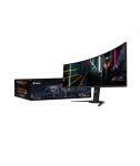 Gigabyte, CO49DQ, 49", OLED, DQHD, 32:9, 144 Hz, 3 ms, 5120 x 1440 pixels, 250 cd/m&sup2;, HDMI ports quantity   2 x HDMI 2.1