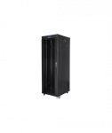 Lanberg, Rack cabinet 19" free-standing 37U/800x1000 (flat pack) with glass door, LCD, FF01-8037-12BL, Black