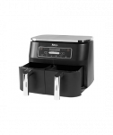 Kuuma&otilde;hufrit&uuml;&uuml;r NINJA, AF300, Power 1 frying compartment: 1200 W, 2 frying compartments: 2400 W W, Capacity 7.6 L, Black