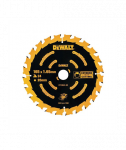 DEWALT DT10624-QZ Extreme Framing Circular Saw Blade 165 mm 24T