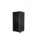Lanberg, Rack cabinet 19" free-standing 27U/600x600 (flat pack), FF01-6627-12B, Black