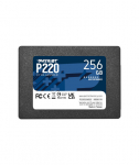 SSD PATRIOT P220 256GB SATA Write speed 490 MBytes/sec Read speed 550 MBytes/sec 2,5" TBW 120 TB P220S256G25