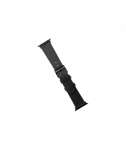 Fixed, Strap for Apple Watch 42/44/45/46/49mm, Black, Leather