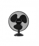 Lauaventilaator Mesko, Fan, MS 7308, Black, Diameter 23 cm, Number of speeds 2, Oscillation, 30 W, No