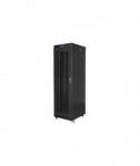 Lanberg, Rack cabinet 19" free-standing 42U/600x800 (flat pack) with mesh door, LCD, FF01-6842-23BL, Black