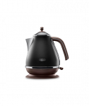 Veekeetja Delonghi, Icona Vintage, KBOV2001BK, 2000 W, 1.7 L, Stainless steel, 360&deg; rotational base, Black
