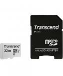 MEMORY MICRO SDHC 32GB W/ADAPT/C10 TS32GUSD300S-A TRANSCEND