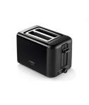 Bosch, DesignLine Toaster, TAT3P423, Power 970 W, Number of slots 2, Housing material Stainless steel, Black