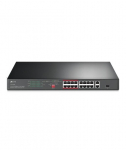 Switch TP-LINK TL-SL1218P Desktop/pedestal 16x10Base-T / 100Base-TX PoE+ ports 16 TL-SL1218P