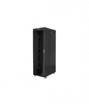 Lanberg, Rack cabinet 19" free-standing 42U/800x1200 (flat pack) with glass door, LCD, FF01-8242-12BL, Black