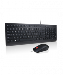 Klaviatuuri ja hiire komplekt Lenovo Essential, Gaming, Wired, Nordic, Black