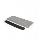 PORT CONNECT, Ergonomic wrist rest for keyboard, Backrest, 60 x 400 x 20 mm, Black