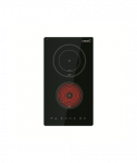 Pliidiplaat CATA, TD 3002 BK, Vitroceramic, Number of burners/cooking zones 2, Touch, Timer, Black