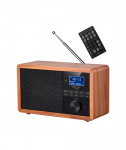 Adler, Radio DAB+ Bluetooth, AD 1184, Alarm function, Black/Brown
