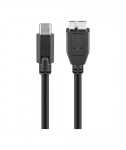 Goobay, Round cable, USB-C to micro-B 3.0 cable, 67995, micro-B 3.0, USB-C (male)