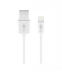 Goobay Lightning USB charging and sync cable 54600 White, USB 2.0 male (type A), Apple Lightnin male (8-pin)