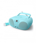Muse MD-203 KB Portable Sing-A-Long Radio CD Player, Blue Muse