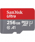 SanDisk Ultra microSD 256GB + SD-adapt.