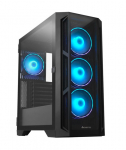 Case CHIEFTEC APEX ARGB MidiTower Not included ATX MicroATX MiniITX Colour Black GA-01B-TG-OP