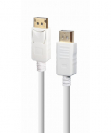 CABLE DISPLAY PORT 1.8M/WHITE CC-DP2-6-W GEMBIRD