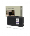 Konvektsioon k&uuml;ttepaneel Mill, Heater, SG2000LED, 2000 W, Number of power levels 3, Suitable for rooms up to 5-20 m&sup2;, Black
