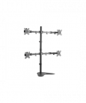 Logilink BP0046 Quad Monitor Desk Stand 13"-32'', Logilink, Desk Mount, BP0046, 13-32", Maximum weight (capacity) Carrying