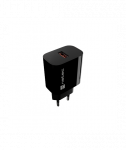 Natec Ribera USB Charger 1X USB-A 18W, Black