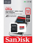 SanDisk Ultra microSD 512GB + SD-adapt.