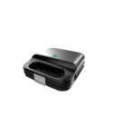 Cecotec Sandwich Maker, Rock&rsquo;nToast 4in1, 1000 W, Number of plates 4, Black