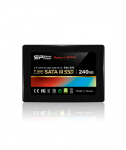 Silicon Power Slim S55 240 GB, SSD interface SATA, Write speed 450 MB/s, Read speed 550 MB/s