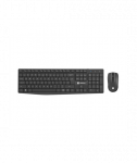 Juhtmevaba klaviatuur ja hiir Natec, Keyboard and Mouse, Squid 2in1 Bundle, US, Black, Wireless connection