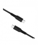 FIXED Liquid Silicone Cable USB-C/USB-C, 1,2m, 60W, Black