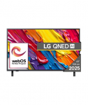 TV LG 43" 4K/Smart 3840x2160 Wireless LAN Bluetooth webOS Black 43QNED82A3B