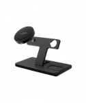 Fixed | MagPowerstation 3-in-1 wireless charging stand with MagSafe mount support | FIXMPOS-BK