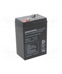 BATTERY 6V 4.5AH VRLA/EP4.5-6 EUROPOWER EMU