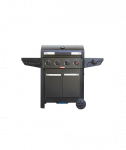 Barbecook Gas Barbecue Luca 412 with Cabinet and Sideburner, 145.4 x 60.3 x 112.3 cm | BC-GAS-3100