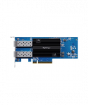 Synology E25G30-F2 Dual-port 25GbE SFP28 add-in card designed to accelerate bandwidth-intensive workflows