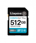 KINGSTON 512GB UHS-I SD Memory Card (Class 10, U3, V30)