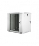 Lanberg Rack cabinet 19" double-section wall-mount 12U/600x600 (flat pack), grey | Lanberg