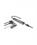 Natec, Multi-Port Adapter, Fowler Go, USB Type-C